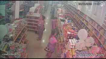 Trio furta mais de R$ 500 em chocolates de comércio em Bertioga; vídeo - Globo