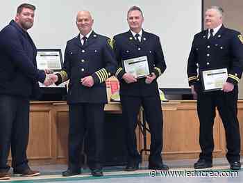 Millet firefighters recognized for their service - Leduc Representative