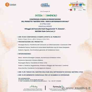 “La città essenziale” presenta a Matera il progetto “Materia viva – hub di artigianato sociale” – SassiLive - Sassilive.it