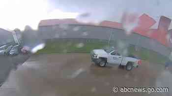 WATCH:  Tornado rips roof off building in Ohio