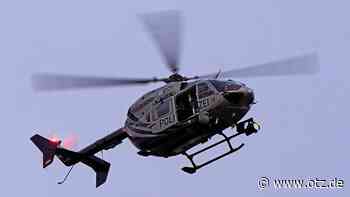 Polizeihubschrauber in Jena im Einsatz: Täter auf der Flucht - Ostthüringer Zeitung