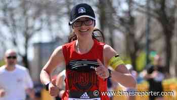 Running to her wedding A day after completing the Boston Marathon, Catherine Slayman completed her wedding vows - Times Reporter