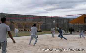 Llevan cancha de voleibol de playa al Cereso varonil de Apizaco - El Sol de Tlaxcala