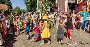 Reuzen meifeest op Dorp Munte en expo kunstwerkjes Steinerschool - Het Laatste Nieuws