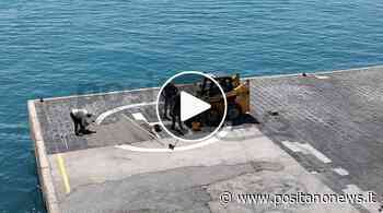 Positano, lavori di sistemazione parziale per la messa in sicurezza del molo in vista dell'estate - Positanonews - Positanonews