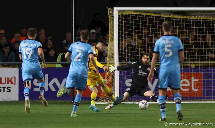 REPORT | SUTTON UNITED 3-0 CRAWLEY TOWN - News - Crawley Town