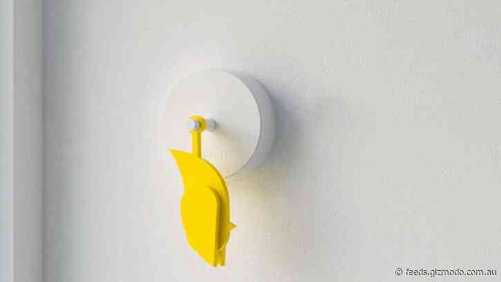 Overly-Dramatic Air Monitor Uses an Animated Canary That Passes Out When Air Quality Worsens