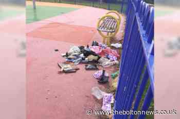 Kearsley play area targeted by vandals and fly tippers