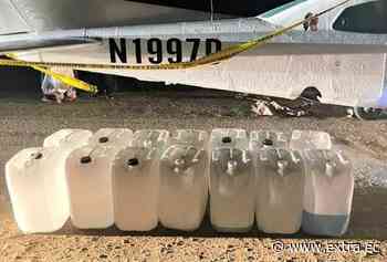 Santa Elena: Hallan más bidones con combustible en zona donde aterrizó presunta narcoavioneta - Portal Extra