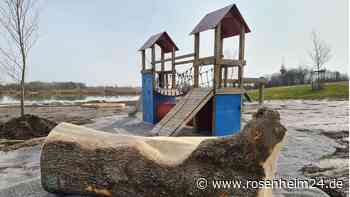 Noch mehr Spaß an der Höglinger Riviera: Spielbereich, Bänke und Grillplätze errichtet