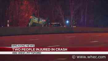 Driver in Pittsford rollover crash has life-threatening injuries