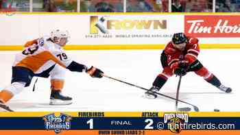 Firebirds Fall 2-1, Trail Attack 2-1 Now in the Series – Flint Firebirds - Flint Firebirds