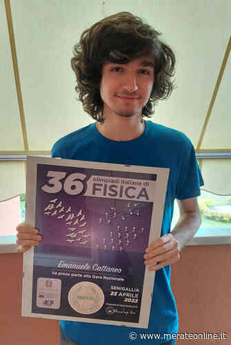 Merate: liceo Agnesi eccellenza nazionale, Emanuele Cattaneo vince la medaglia di Bronzo alle olimpiadi di Fisica a Senigallia - Merate Online