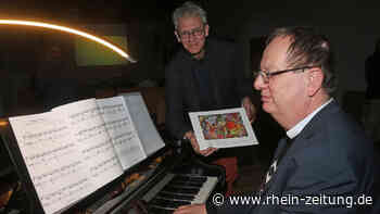 Musik und Malerei begegnen sich in Andernach: Künstler verwandelt Klänge live in Form und Farbe - Rhein-Zeitung