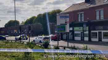 Man in serious condition following crash in Blackburn