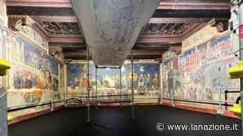 Siena, cantiere aperto per il restauro della Sala del Buongoverno - LA NAZIONE