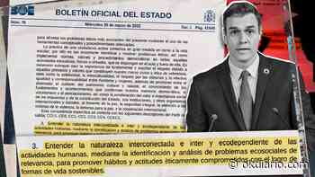 El «trabalenguas» de Sánchez en la ESO: «Naturaleza interconectada e inter y ecodependiente» - Okdiario