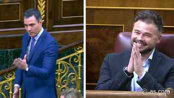 El lapsus de Pedro Sánchez que desató las risas: Rufián y Abascal, protagonistas - AS