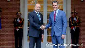 Sánchez muestra el apoyo de España al presidente búlgaro ante el "chantaje" ruso de cortar el gas - Levante-EMV