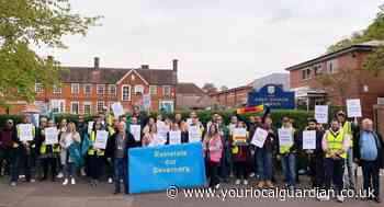 John Fisher school Croydon strike over LGBT book talk