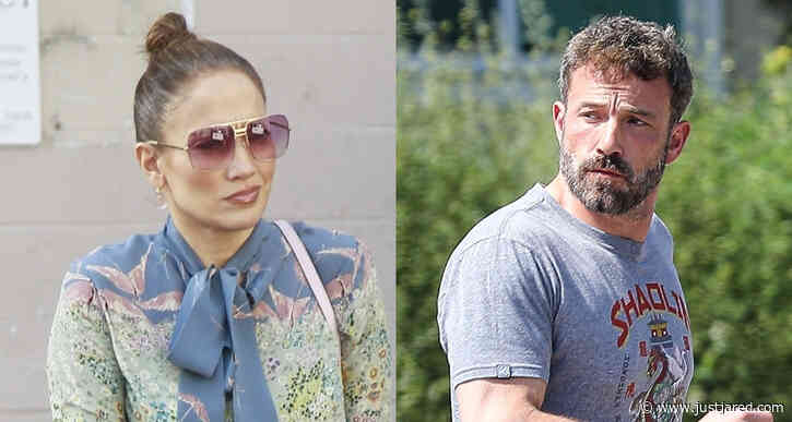 Jennifer Lopez Goes Shopping in Beverly Hills While Ben Affleck Spends the Afternoon Running Errands