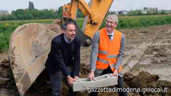 Posata la prima pietra per l’università di Carpi «Così siamo nel futuro» - La Gazzetta di Modena