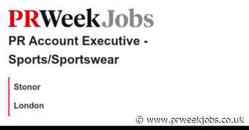 Stonor: PR Account Executive - Sports/Sportswear