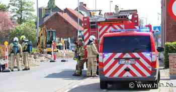 Scheur in gasleiding tijdens wegenwerken | Dendermonde | hln.be - Het Laatste Nieuws