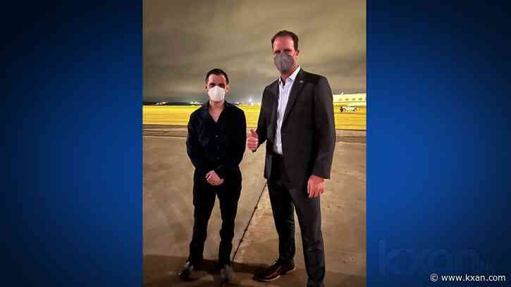 First photos released of Texas Marine vet Trevor Reed back in US