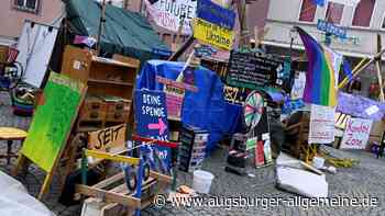 Perlach gesichert: Das Klimacamp darf neben das Rathaus zurückkehren