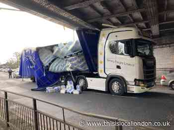 Verdant Lane Lewisham: Avoid area after lorry crash