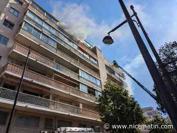 Un incendie dans un immeuble d'Antibes, d'importants moyens d'intervention déployés