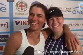 Ladies Open Calvi : une Ukrainienne et une Russe remportent la finale du double - France 3 Régions