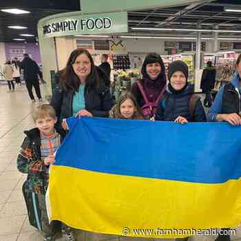 First Ukrainian family welcomed with open arms in Farnham | farnhamherald.com - Farnham Herald
