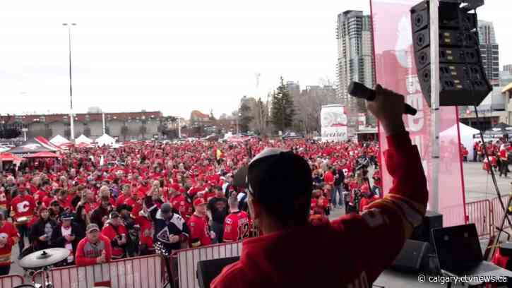 Flames to host free viewing party outside 'Dome for playoff home games