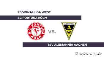 SC Fortuna Köln - TSV Alemannia Aachen: Die Zahlen sprechen für Fortuna Köln - Regionalliga West - WELT