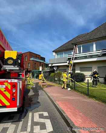 Balkonbrand: Feuerwehr Stade verhindert Übergreifen der Flammen - Blaulicht - Stader Tageblatt - Tageblatt-online