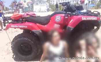 Salvavidas Municipales de Mazatlán rescatan del mar a dos turistas - Debate