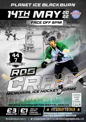 Rob Craig Annual Memorial Ice Hockey Game set for May 14