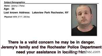 Missing Person Alert: 34-year-old Jeremy Perez