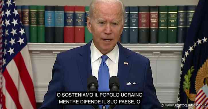 Guerra in Ucraina, Biden: “La guerra non costa poco, ma cedere all’aggressione russa avrebbe un prezzo più alto”