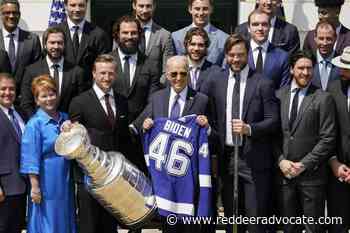 Biden avoids politics in honoring hockey champion Lightning - Red Deer Advocate