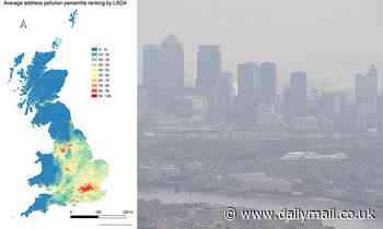 How polluted is the air where YOU live? Shocking interactive tool reveals levels of toxic pollutants