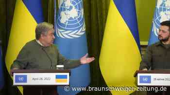 Guterres und Selenskyj bereden Evakuierung - Raketenangriffe