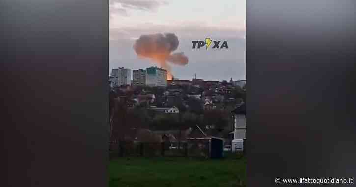 Guerra Russia-Ucraina, missili su Kiev durante la visita del segretario Onu Guterres: i video girati subito dopo l’attacco