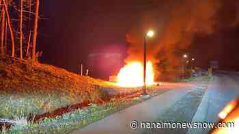 Early morning suspicious car fire in Lantzville under investigation by RCMP - Nanaimo News NOW