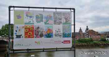 Fleurige tekeningen van leerlingen sieren Duffels straatbeeld - Het Laatste Nieuws