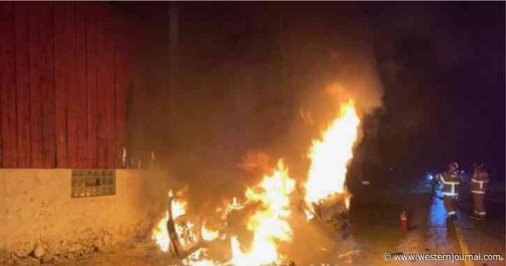 Good Samaritan Hears Car Crash Into Barn, Runs Toward Flames and Saves Young Woman's Life