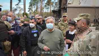 Two blasts hit Kyiv as UN chief visits - Gloucester Advocate