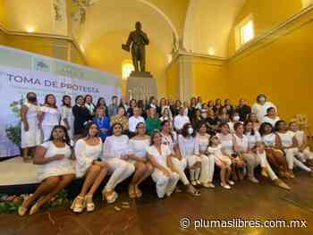 Rinde protesta Sandra Vázquez como presidenta de AMMJE - plumas libres